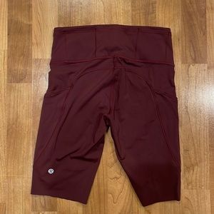 Lululemon Biker Shorts with side Pocket